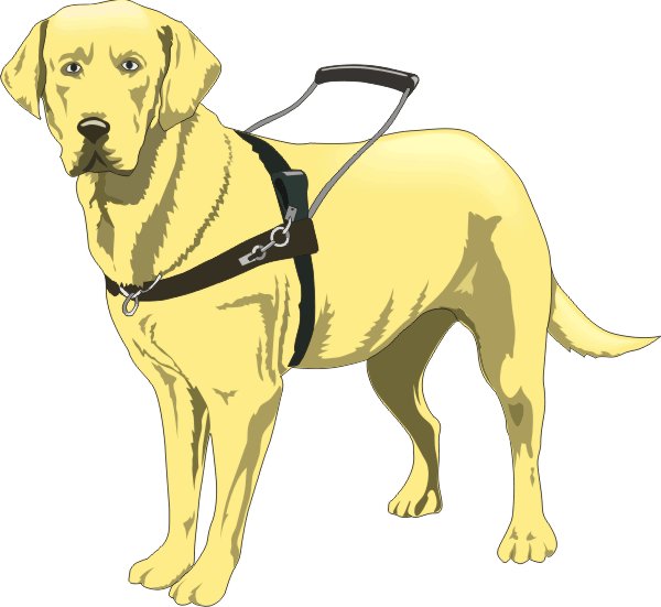 clipart guide dog - photo #5